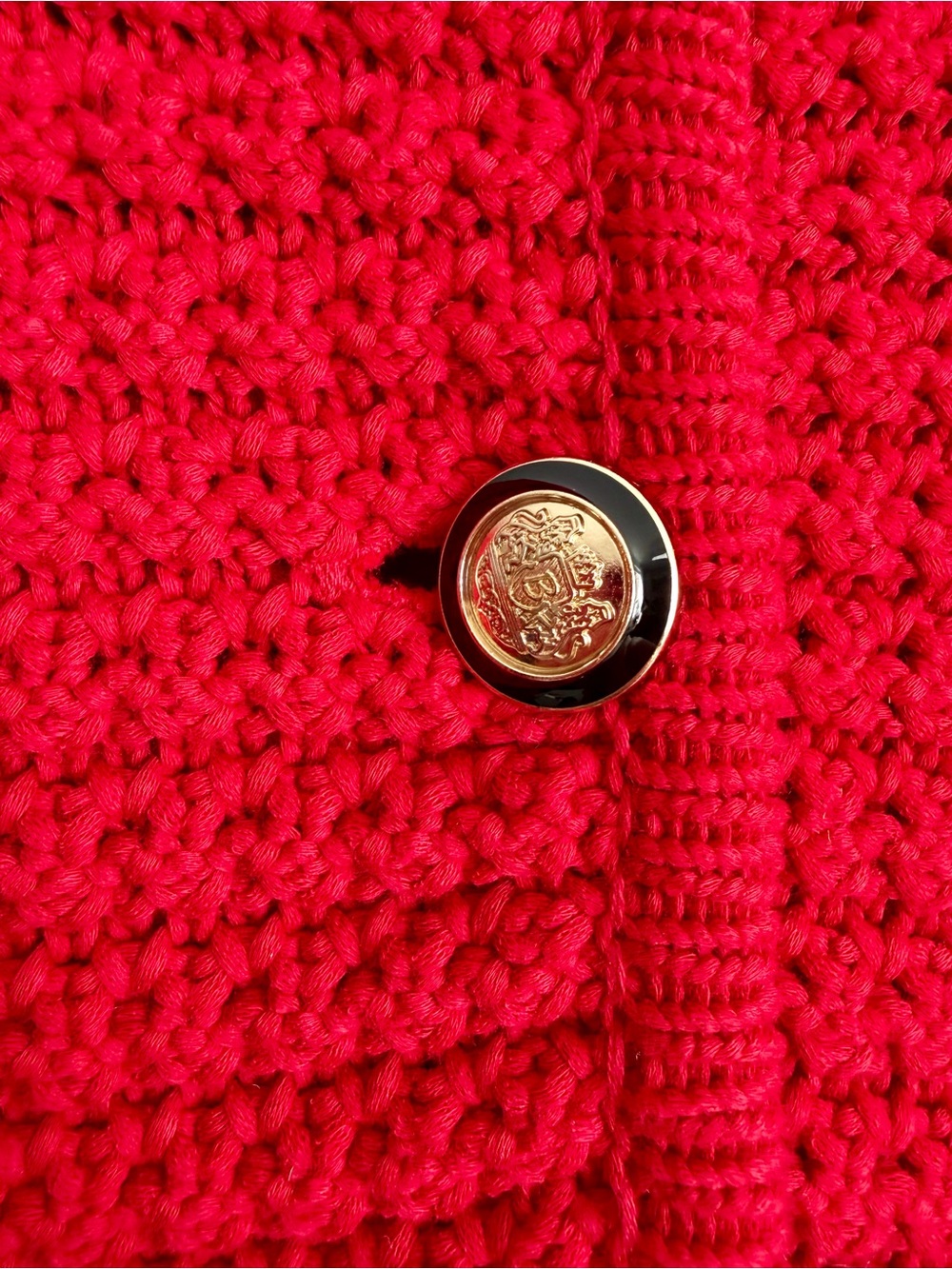 ba&sh - Gaspard Red Textured Cardigan - NWOT - XS - Picture 8 of 15